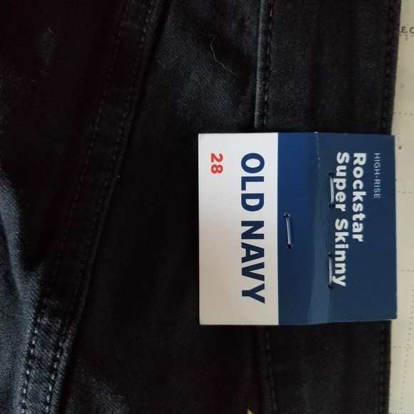 Pants old Navy size 28 womens Rockstar highrise skinny distressed - Picture 1 of 11